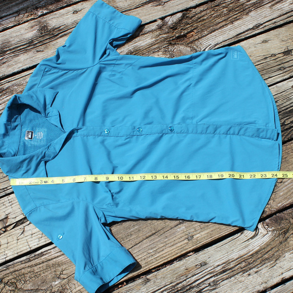 REI Button-Front Utility Short Sleeve Outdoor Top - Picture 5 of 8